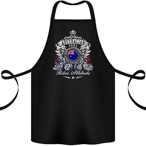 Grembiule Australian Biker Australia Motociclo Cotone 100% Biologico