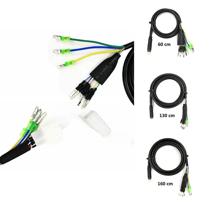 9pins Ebike Motor Connector with Hall Sensor Available in 60/130/160CM