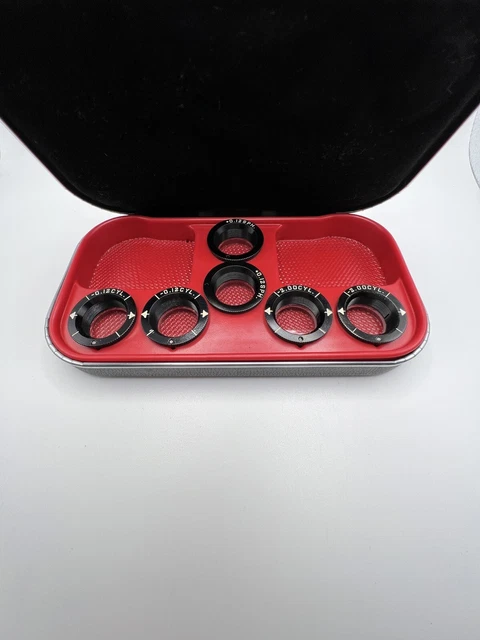 American Optical Auxilary Cylinder Phoropter Lens Set