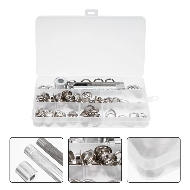 1 Juego de herramientas ojal Eilelet botón ojal Eilelet kit de herramientas cortina ojal