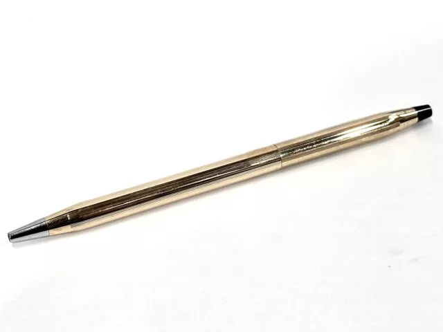 Vintage Cross Made in USA Ballpoint Pen 1/20 14k Gold Filled No Ink