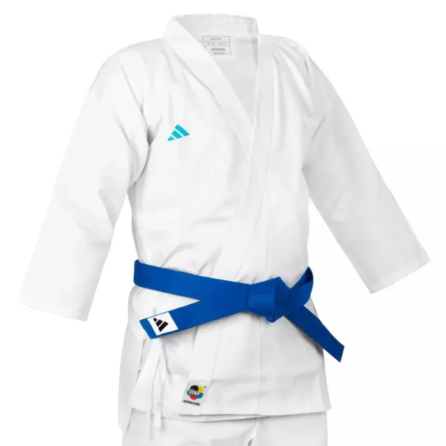 adidas Kids AdiStart Karate Suit White Uniform Student Childrens Gi