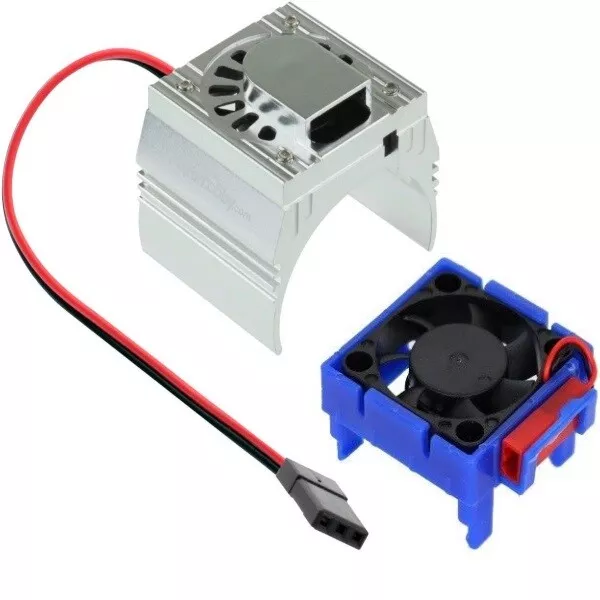 PowerHobby Esc + Moteur Refroidissement Ventilateur Bleu Pour Traxxas - Velineon