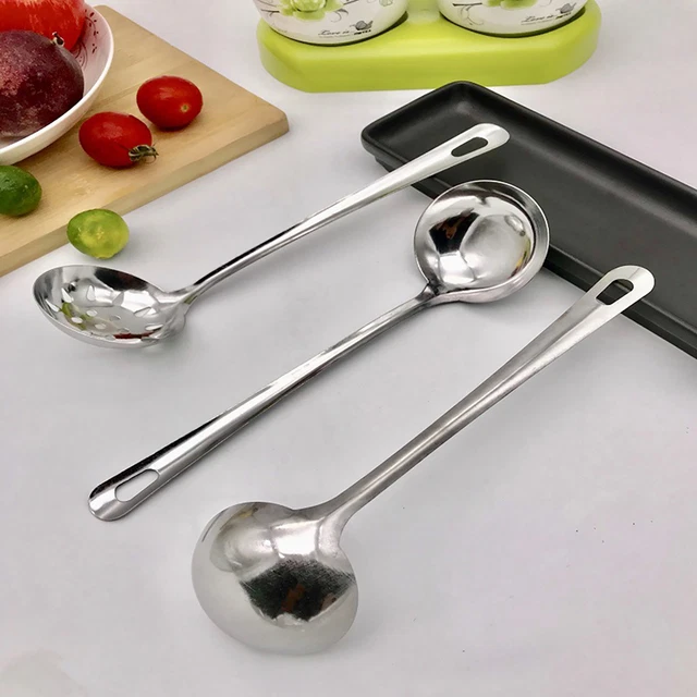 Hot Pot Löffel Glattes Anti-rust-anti-scald-kochenkelle Löffel Werkzeug