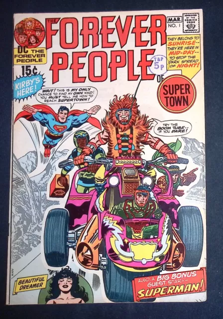 Forever People #1 Bronze Age DC Comics 1st full appearance of Darkseid VG+