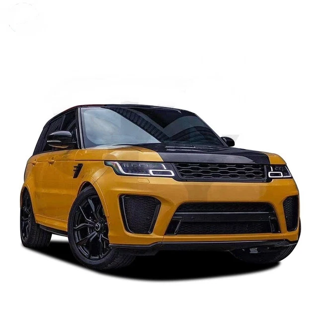 Yellow Range Rover Svr RANGE ROVER SPORT L494 Svr Body Kit Full 2018 - Facelift Fitted And ...