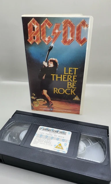 AC/DC LET THERE Be Rock 1980 PG VHS £7.50 - PicClick UK