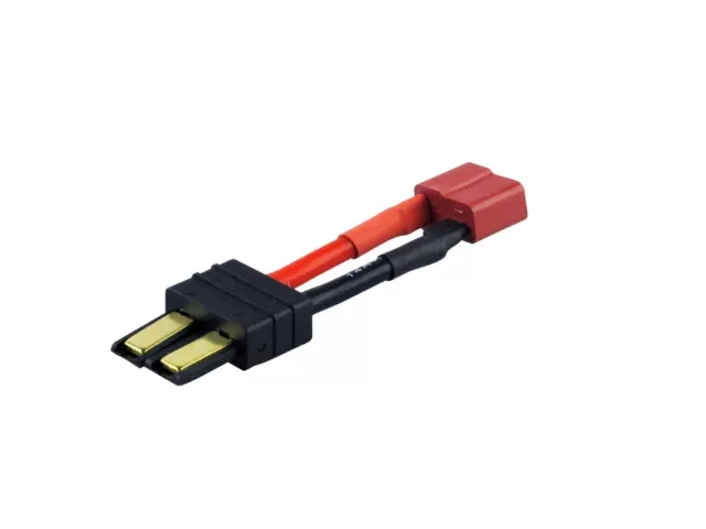 Adaptador Yuki 600115 compatible con conector Traxxas <=> conector Deans 2