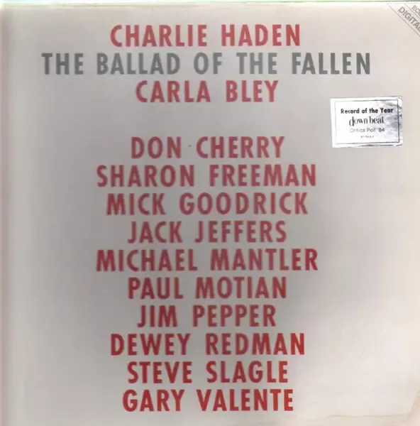 Charlie Haden / Carla Bley The Ballad Of The Fallen ECM Records Vinyl LP