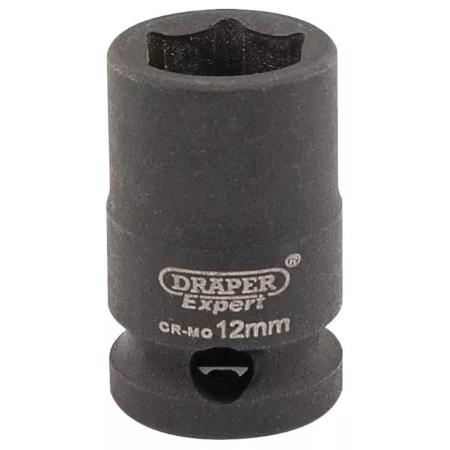 Draper Expert 12mm 1cmD 6 Point Impact Douille Standard Longueur Hi-Torq 06871