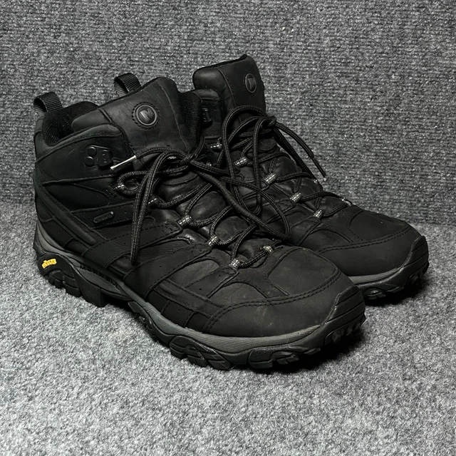 MERRELL MOAB SHOES 3 Prime Mid Waterproof Hiking Boots J99739 Black