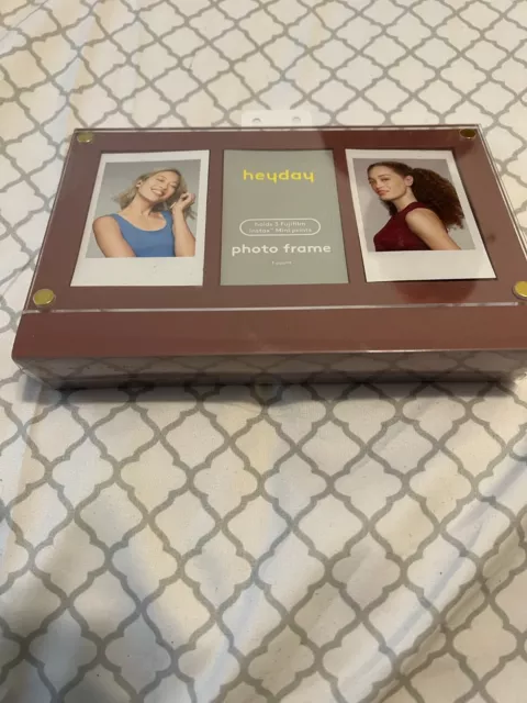Heyday Instax Multi Picture Frame , Mini Prints - Granite Pink- OPEN BOX