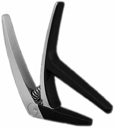 G7TH Nashville 6 String Silver Capo Capotasto a Molla per Chitarra Acustica e El