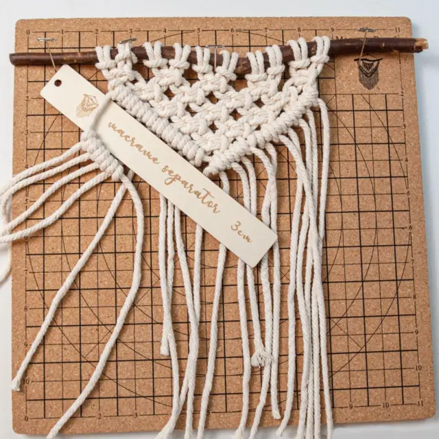 Macrame Board with Pins Wooden with Grids for Bracelet Craft Cord String DIY