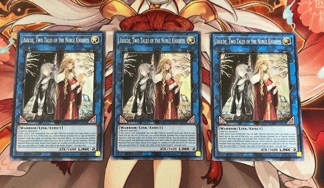 Yugioh x3 Isolde, Two Tales Of The Noble Knights AMDE-EN052 Super Rare 1st Ed NM