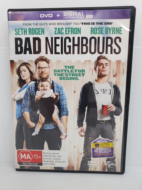 Bad Neighbours (DVD, 2014) Free Postage Very Good Condition