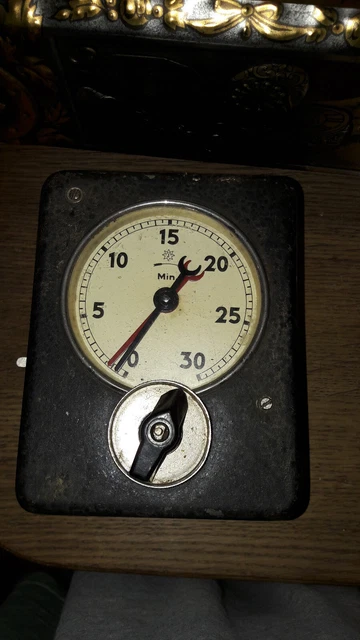 Junghans Antike Foto Labor Uhr mechanisches Uhrwerk Kurzzeitmesser