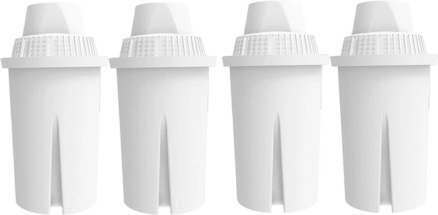 4X cartucho de filtro de agua de repuesto compatible con AquaHouse AH-PBC para Brita y