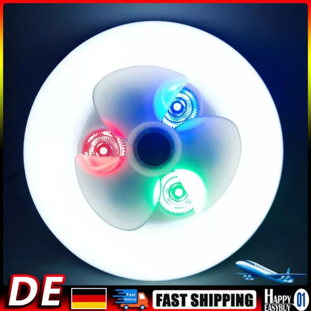 Deckenleuchter 60W Deckenventilator-Lampe RGB für Esszimmer Foyer (Weiß) Hot