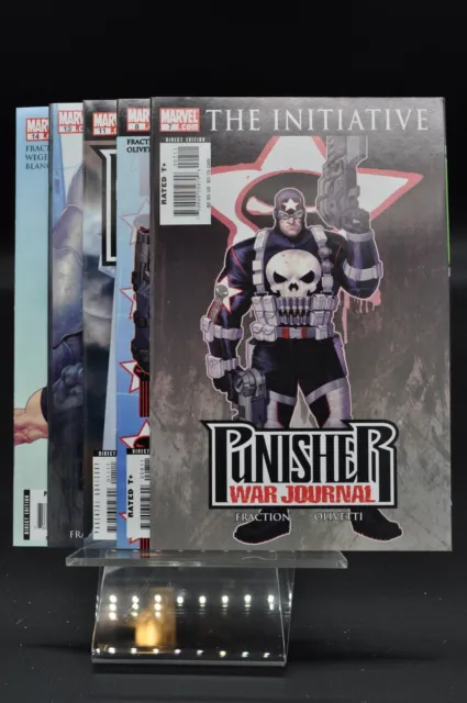 Punisher War Journal #7 8 11 13 14 Comic Book Lot 2007 Marvel Comics NM