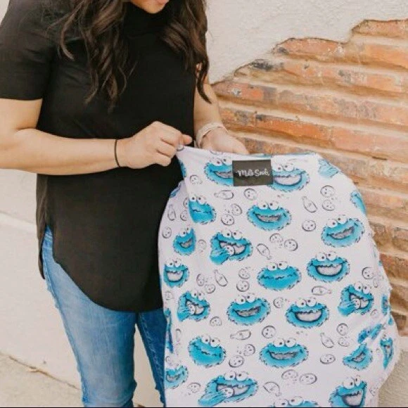 Milk Snob Cover Cookie Monster Sesame Street