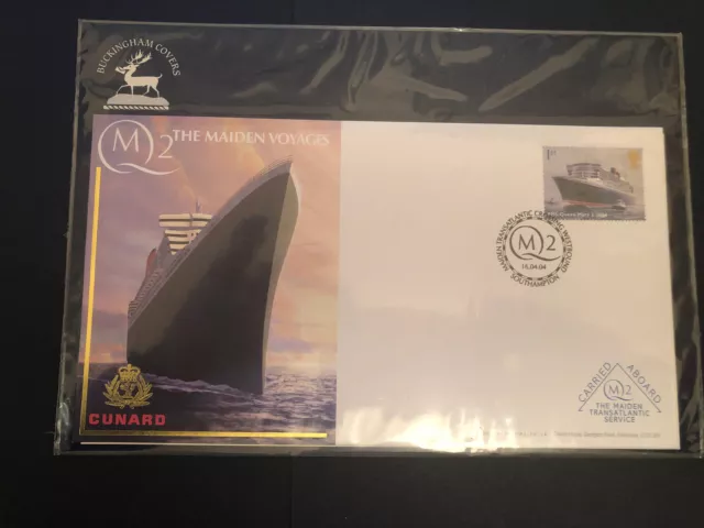 GB 2004 Ocean Liners Queen Mary Buckingham First Day Cover