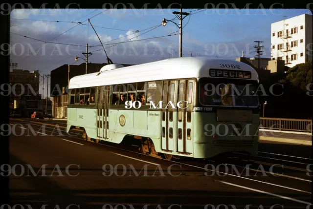 Los Angeles MTA-LAMTA PCC Car #3062. Los Angeles (CA). Original Slide 1963.
