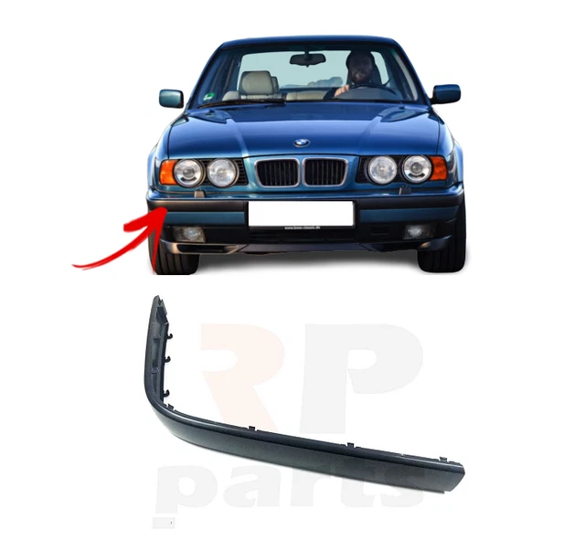 Pare-chocs Avant BMW E34 M-Tech – Avec Couvercles Et Crochet Remorque – Compatible 1987-1995
