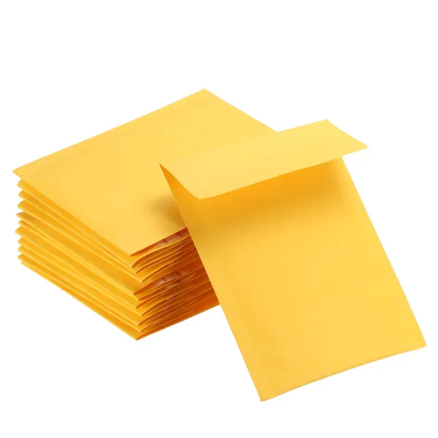 Bulle Expéditeurs Rembourré Enveloppes Jaune 11x15mm pour Emballage Set 50