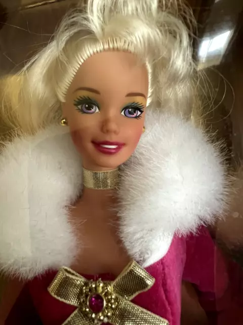 Barbie Winter Rhapsody Collectors Blonde Doll 1996 Avon Special Edition 16873