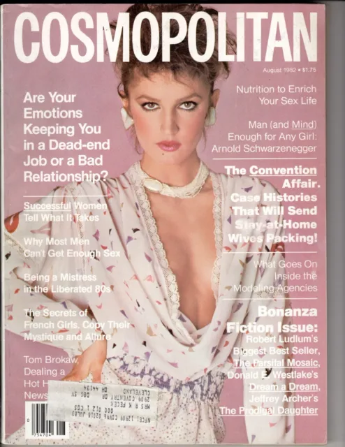 1982 August Cosmopolitan Magazine Anne Bezamat by Scavullo