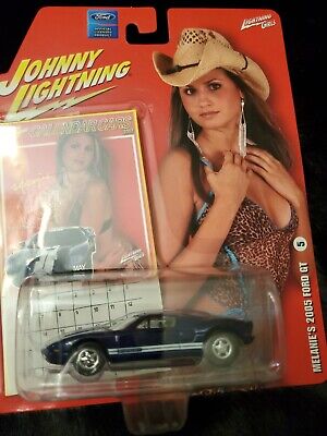 Johnny Lightning Calendar Girl Cars Melanie's 2005 Ford Gt, Blue, 1:64, Nib