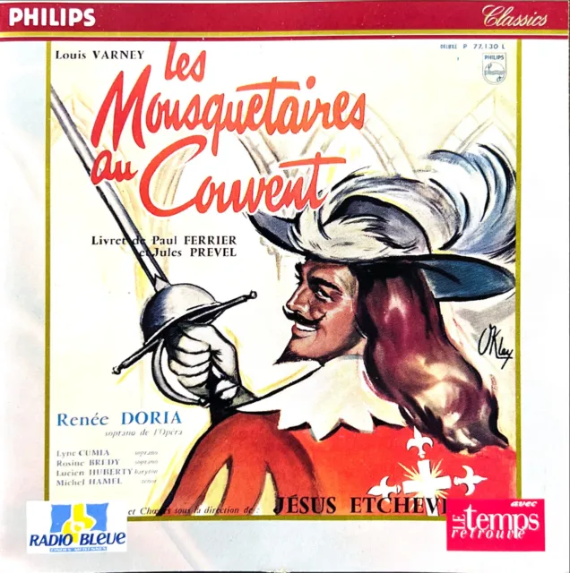 Louis Varney CD Les Mousquetaires Au Couvent