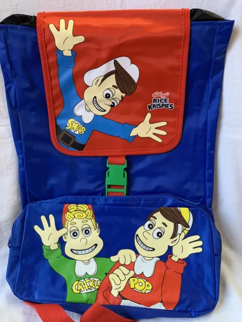 kelloggs rice krispies Back Pack / Bag / Novelty / Rare Brand New Snap Crackle P