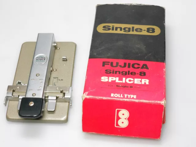 Dispositivo de corte empalmedor de película Fujica Single-8 8 mm