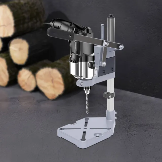 Adjustable Hand Drill Press Bench Stand Single Hole Electric Drill Bracket Tool