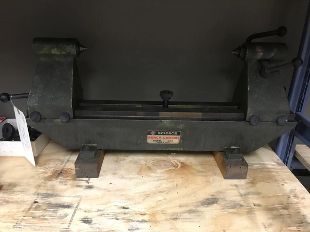 Science  6" X 14" Bench Center Model No. 1 Made in Japan
