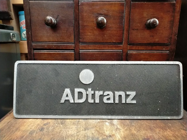 ORIGINAL CAST ADtranz Sign Diesel Railway Locomotive 300 00 original-cast-adtranz-sign-diesel-railway-locomotive-300-00