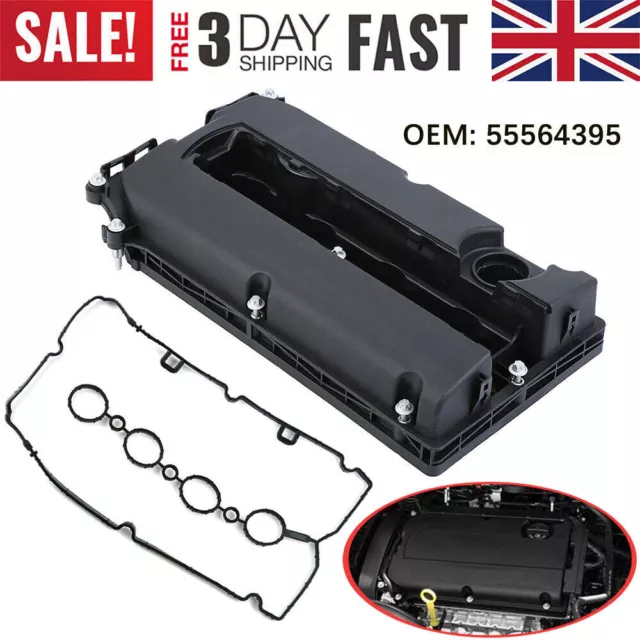 Engine Valve Camshaft Cam Rocker Cover For Vauxhall Astra Zafira Corsa 1.6L 1.8L