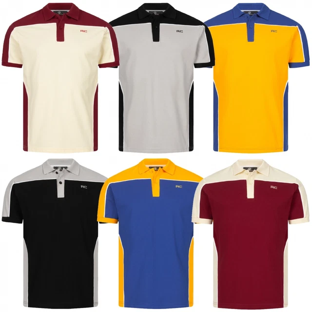 Herren T-Shirt Poloshirt Polo T-Shirt Shirt mit Polokragen Sommer H-305 S-4XL