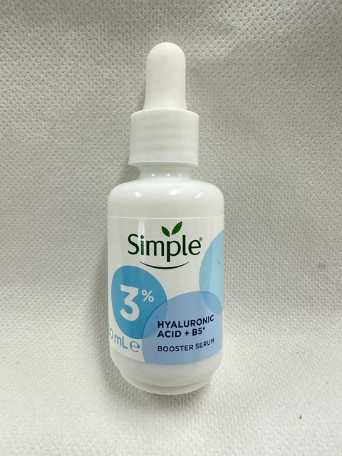 Simple 3% Hyaluronic Acid+B5 serum Booster Serum Skin Care 30ml