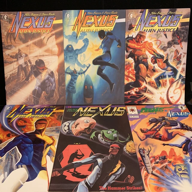 Nexus Alien Justice #1-3 Set, The Origin Story & Magnus Robot Fighter! 1986/1992