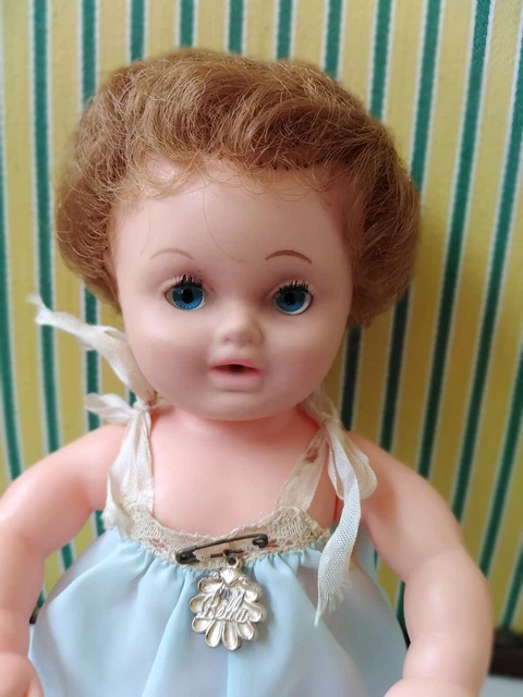 Poupée Ancienne Bella Des Années 60 – Avec Sa Boîte D'origine