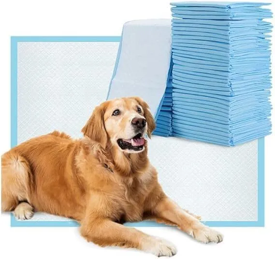 FPN Pet Training Pads for Dogs Ultra-Absorbent Unscented Blue Pet Pads 4 Sizes