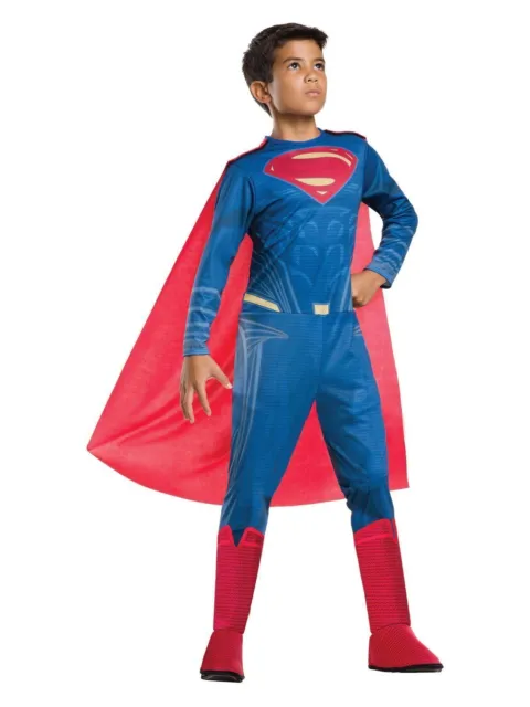 Superman Classic Costume Boys Kids Official Justice League Superhero DC Comics