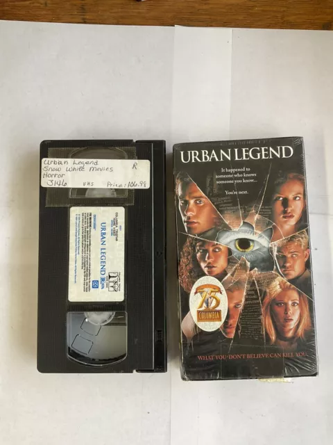 Urban Legend VHS Horror 1998 VCR Video Cassette Tape Vintage Slasher Thriller