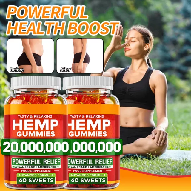 Hеm Gummies 20,000,000 Restore Healthy Bеdtime with Pure Hеm Oil Extract