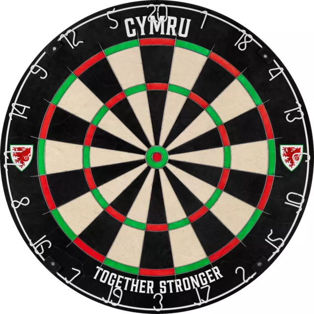 Wales Football Dartboard Officially Licensed Crest Cymru