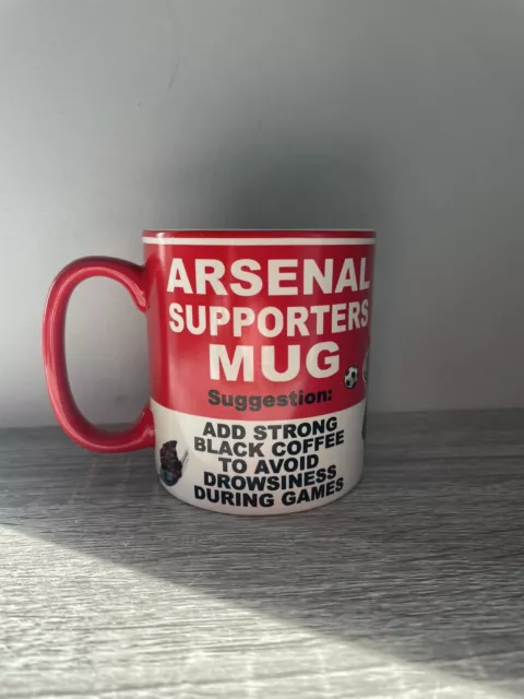 Carlton Cards 2002 Red Cards Arsenal FC Novelty Coffee Mug - Arsenal Supporters