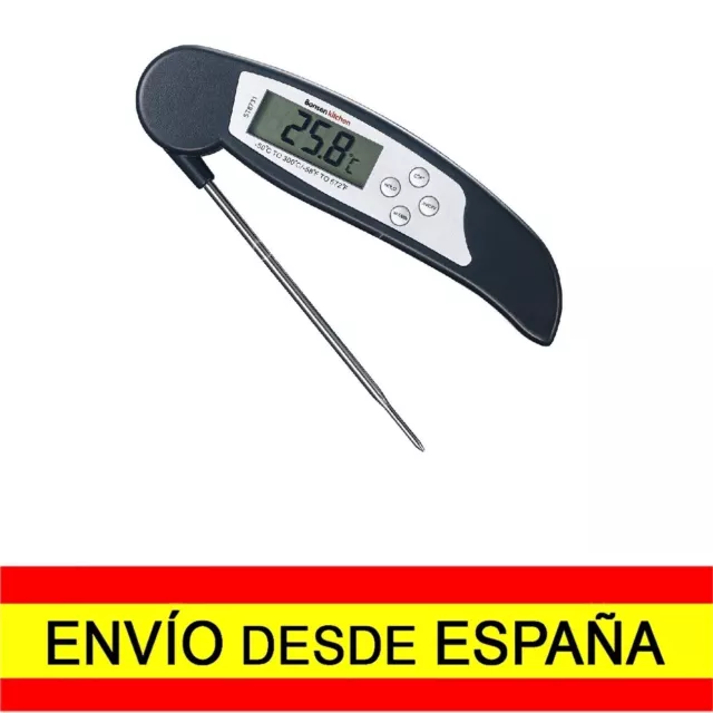 Termómetro Digital LCD Temperatura Alimentos Pincho Plegable EnvÍo 48/72H. a1005